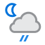 Patchy rain nearby weather icon